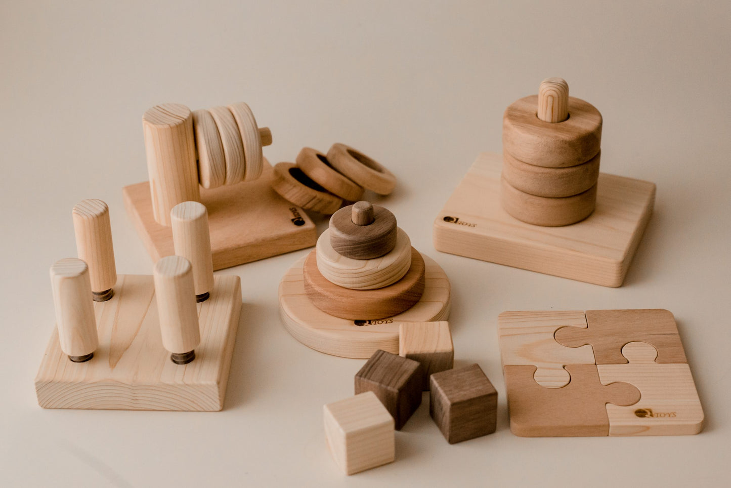 Wooden Puzzle Set