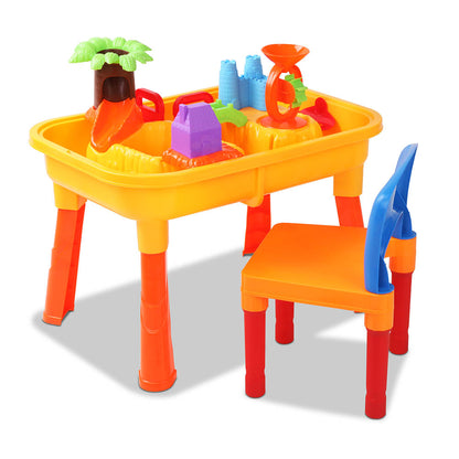 Keezi Kids Table & Chair Sandpit Set