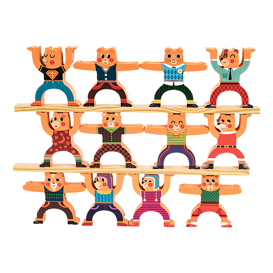 Balancing Stacking Blocks Educational Balance Wooden Acrobatic Toys Game